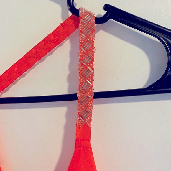 Bright Coral Dress/ Coverup - Picture 2 of 3